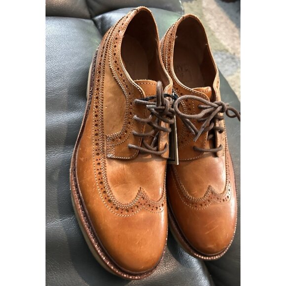 Frye Wingtip Leather Brogue Shoes, Oxford Formal Dress Shoes, SzUS 10.5 main image 14